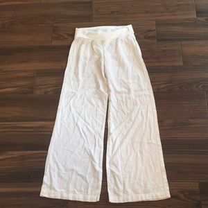 Linen Wide Leg Trousers